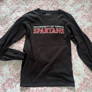 University of Tampa Spartans Women’s Black Long Sleeve Shirt